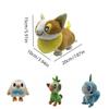 Pokmon Sword And Shield Plush Toy Set Flaming Bunny Teary Lizard And Knocking Monkey Cartoon Stuffed Animals