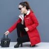 Winter Jacket Female Outwear Hooded Parka Long Coats Cotton Padded Ladies Winter Coat Snow Wear
