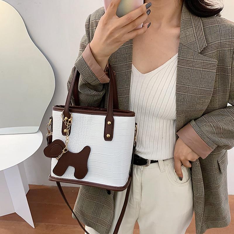 IELGY Korean Style Small Bag Female All-match Cross-body Fashion Black Handbag