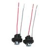2pcs Brake Light Socket Reliable Stable Durable Compact Lightweight Easy Replaceable Headlight