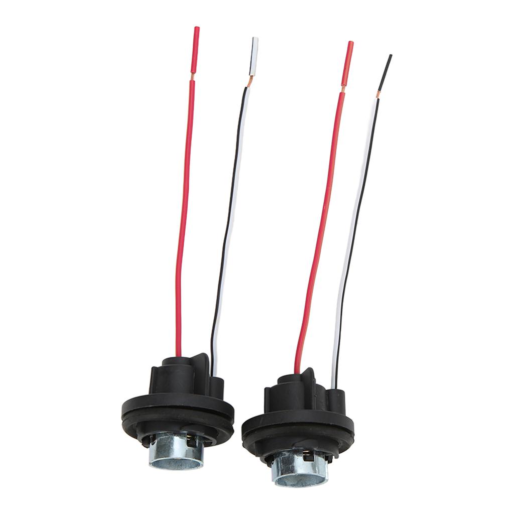 2pcs Brake Light Socket Reliable Stable Durable Compact Lightweight Easy Replaceable Headlight