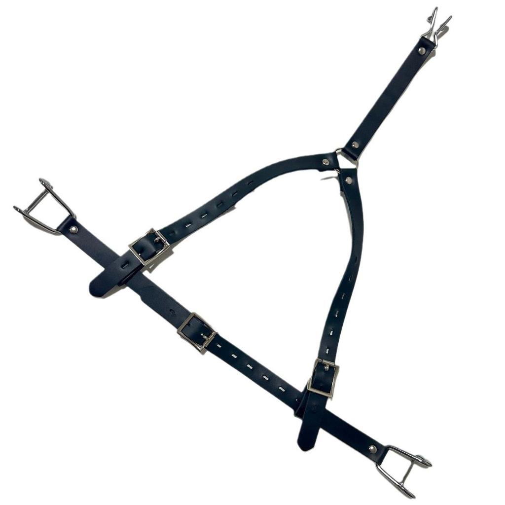 Metal Nose and Mouth Hook Gag for Women - Adjustable Erotic Facial Restraint