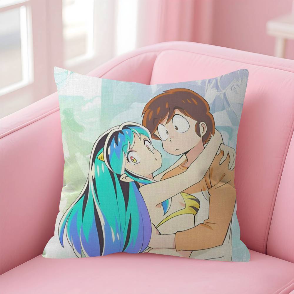 Urusei Yatsura Anime  Personalized Pillow Cover Kids Bedroom Wild Party Decor Pillowcase kid Birthday shower Gift