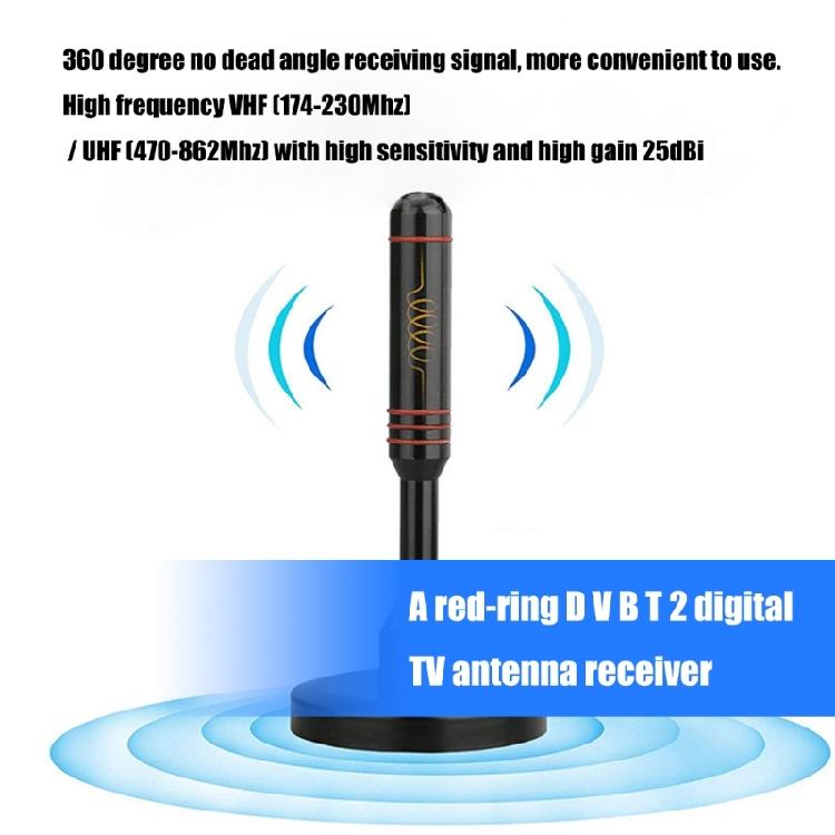 Omnidirectional Digital Antennas For Television 4K 1080P High Gains Reception 35Mile Ranges Enhanceds Signal Stability ABS