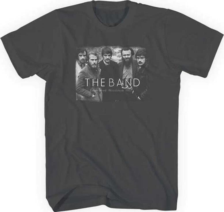The Band Classic Rock Tshirt Est Woodstock 1967 Tee New M