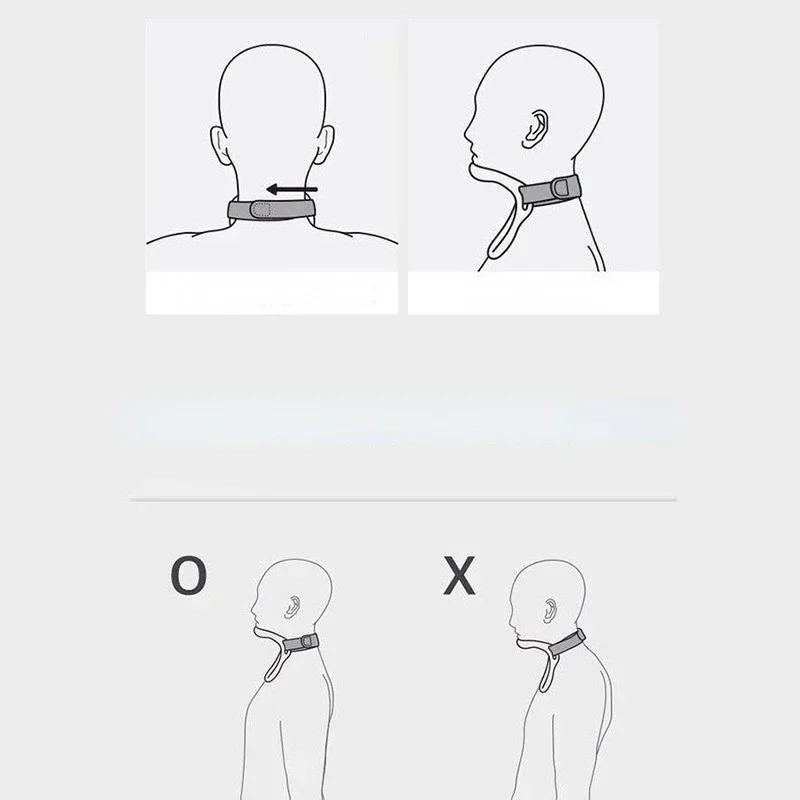 Neck Stretcher Posture Corrector Neck Brace Support Improve Pain Caused Girth Adjustable Correct Effectively Stretcher