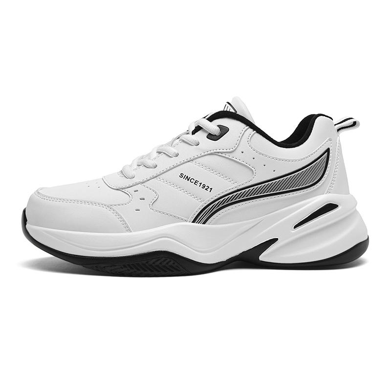 Men's winter new casual outdoor fleece-lined warmth sneakers light soft-sole speed running shoes fashion comfortable cotton shoe