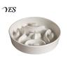 Spine Protection Pet Bowl Elevated Slow Feeder, Ceramic Dog with Stand, Prevents Holder Choking, Protects Spine, Raised Food for Cats Dogs Anti-Choke