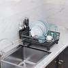 Kitchen Countertop Dish Storage Rack, Draining Household Sink, Draining Basket Bowl Rack, Sink Storage Rack