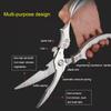 Multipurpose Stainless Steel Heavy Duty Kitchen Scissors Cooking Scissors Food Shears Bone Cutter