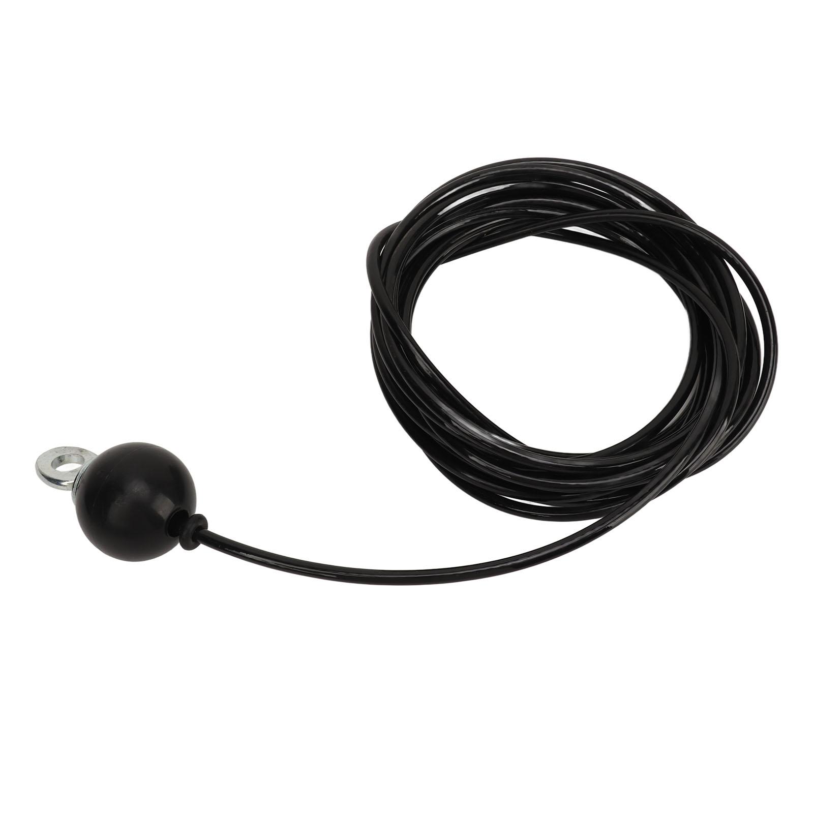 

Black Pulley Cable Fitness Pulley System Cable Heavy Duty Steel Wire Rope for Gym Home Exercise 4m/13.1ft