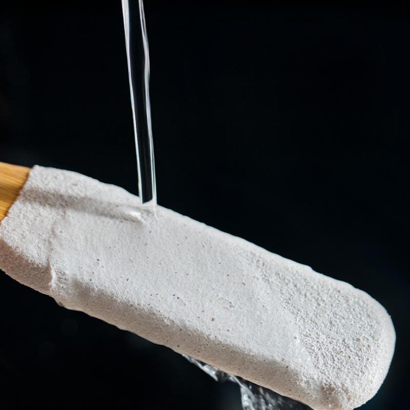 1Pc  Four-sided Foot Washboard Bamboo Wood Sand Foot Board File Foot De-dead Skin Grinding