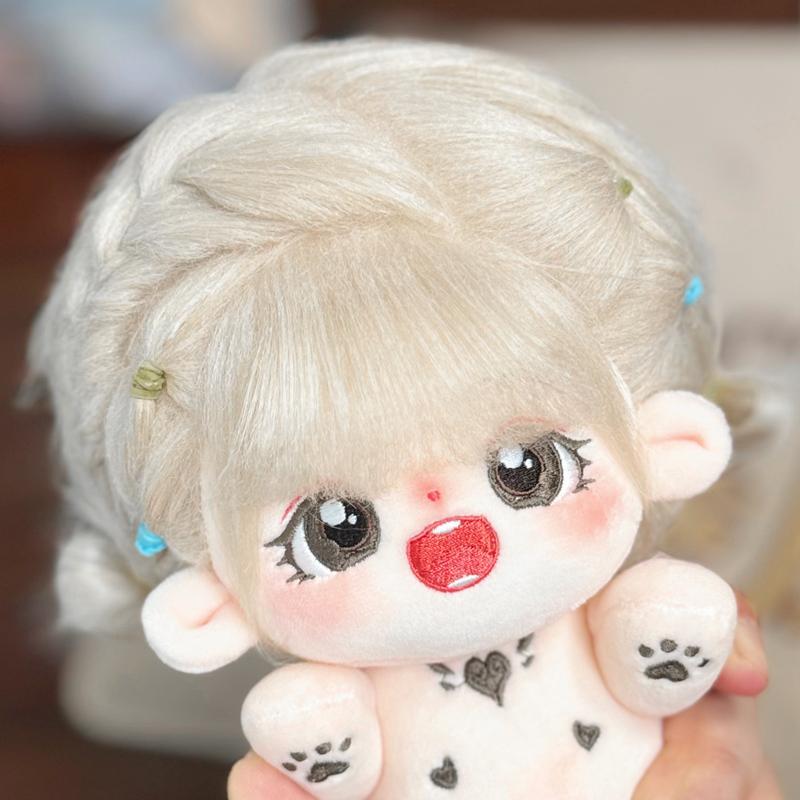 Kawaii Plush Cotton Doll Idol Stuffed Super Star Figure Dolls Cute Fat Body Cherry Blossoms Girl Doll Can Change Clothes Gift