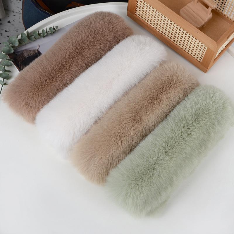 1PC Versatile Shawl Fashionable Multicolor Magnetic Suction Warm Scarf Gift Imitation Fox Fur Collar Plush