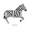75x103cm Zebra Horse Tiger Aluminum Foil Balloon Cartoon Animal Birthday Party Decoration Personalized Theme Room Decor Toys