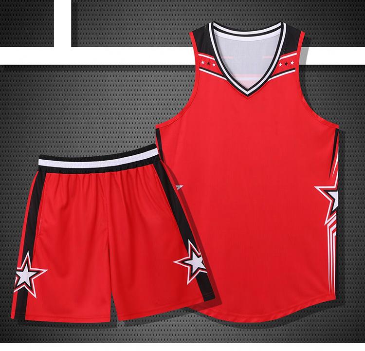 

American Basketball Jersey, Sports Suit, Men S Game Jersey, Adult Student Children S Training Jersey, Quick-Drying Jersey. 3XS красный