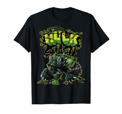 Marvel Maximum Venom Hulk Smash Venomized Spider-Man T-Shirt