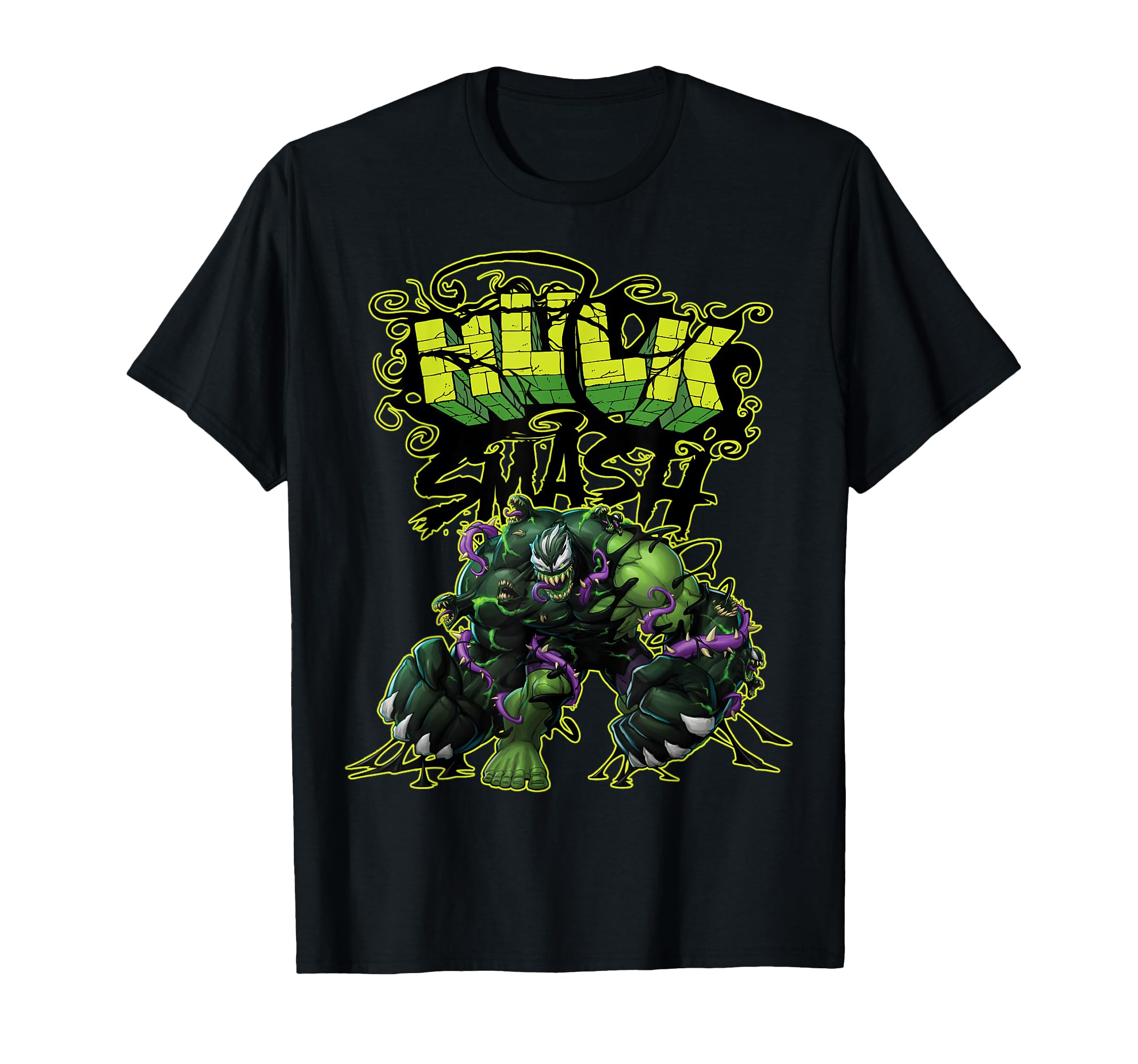 

Marvel Maximum Venom Hulk Smash Venomized Spider-Man T-Shirt чёрный
