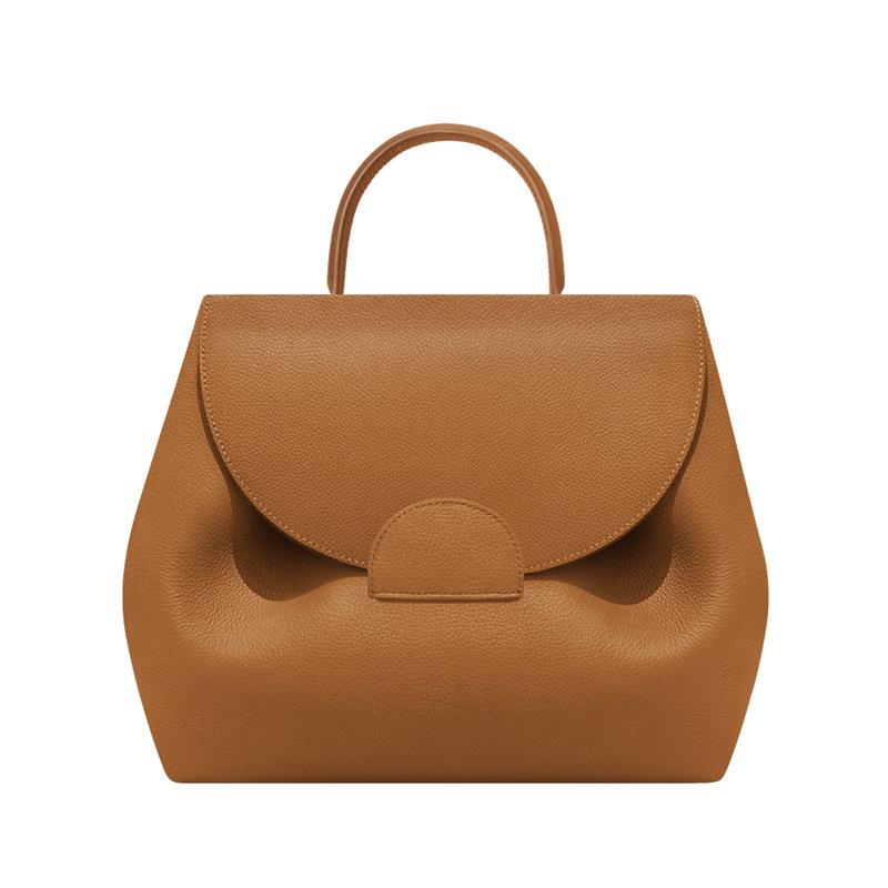 Kožená taška Head France Niche Design Lehká Luxusní kožená Nová kabelka Crossbody pro dojíždění pro ženy
