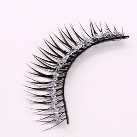 Delicate Artificial Eyelashes Shiny Visual Effect Easy To Apply Extend Lashes