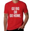Ga groot of ga naar huis. T-shirt shirts grafische t-shirts anime t-shirt herenmode