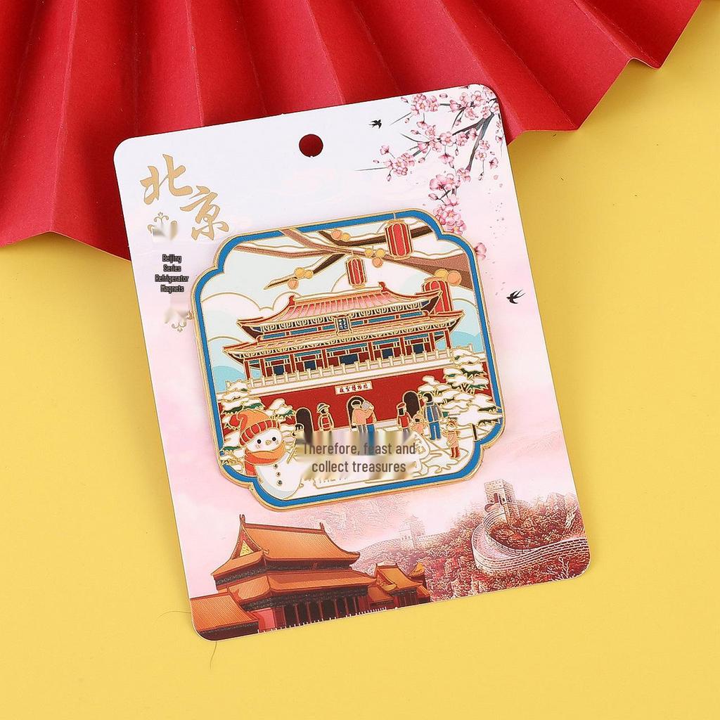 Beijing Cultural & Creative Travel Fridge Magnets – National Trend City Souvenirs