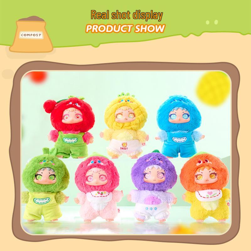 DUDU Cute Pet Zoo Pendant Plush Blind Box Toy for Children & Students by Xiaohongshu.
