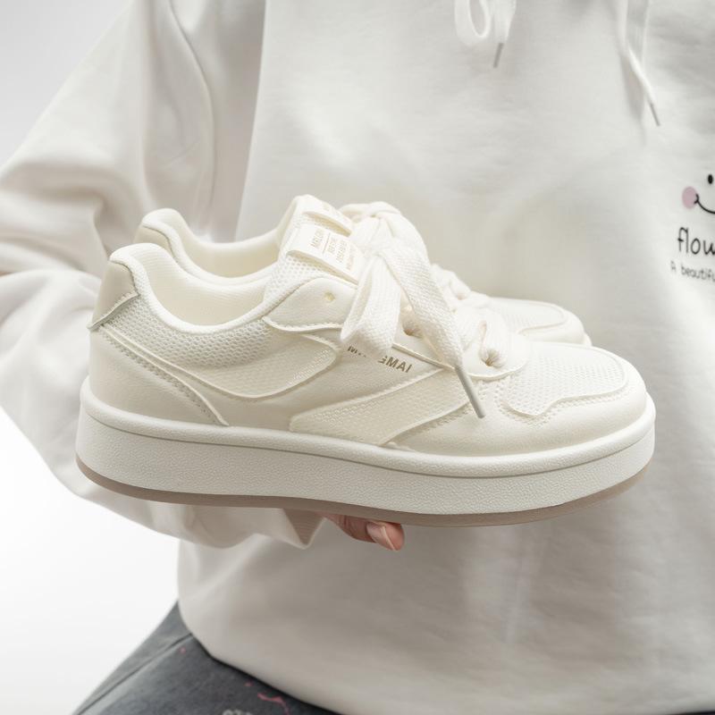 All-match White Shoes Mesh Women's Shoes Breathable Sneakers Fashionable Casual Shoes