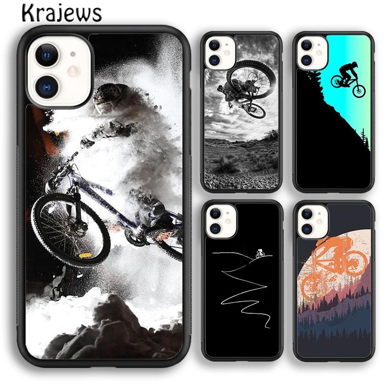 Fahrrad Mountainbike Fahrrad Kunst Handyhülle Abdeckung Für iPhone 17 Air 16 15 14 plus 12 13 pro max Fundas