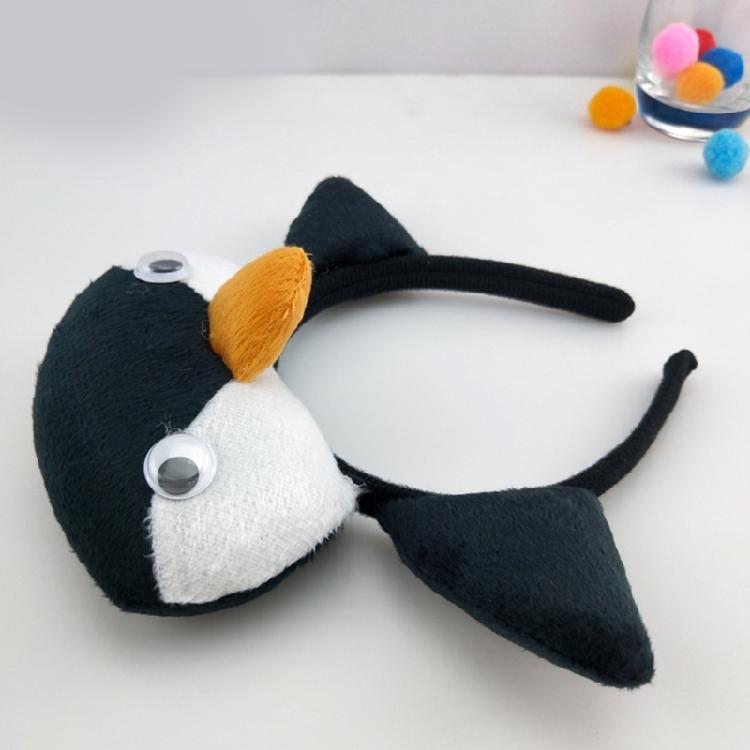 Stuffed Animal Hairband Cute Teen Washing Face Hairband Halloween Party Hairband