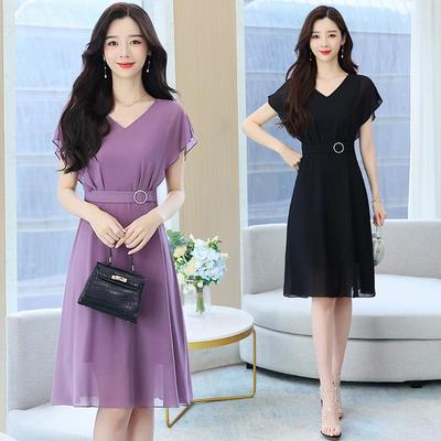 Mother's New 2024 Summer Dress: Chic Western-Style Skirt for Middle-Aged Women