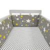 Soft Pure Cotton Removable and Washable Baby Crib Bumper, Anti-Collision, One-Piece Design
