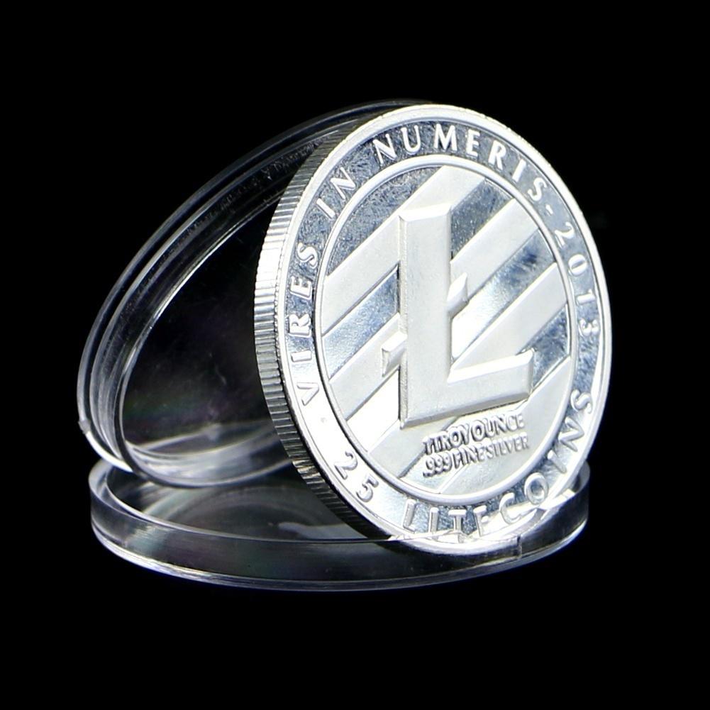 Gümüş Kaplama 25 Litecoin Parası Numeris Hatıra Parası Koleksiyonunda Vires  OLI uygun fiyatlı satın alın - fiyat, ücretsiz teslimat, fotoğraflarla  gerçek yorumlar - Joom