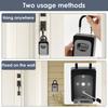 1/2Pcs Key Lock Box High Strength Alloy Free Installation Outdoor Password Key Box 4 Digit Code Box Waterproof Key Safe Case