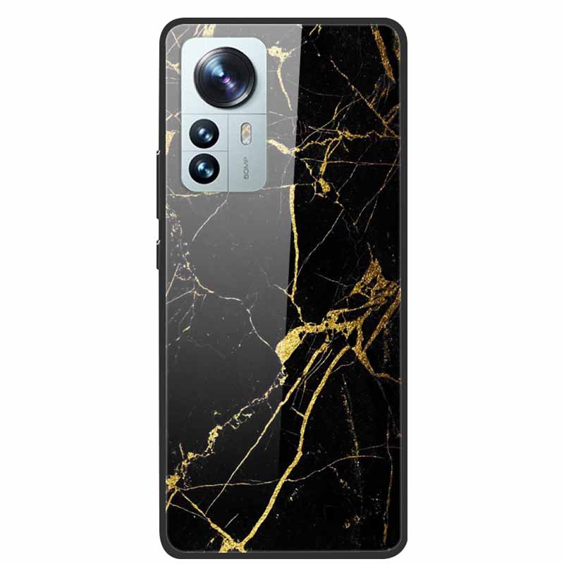 For Redmi Note 12S Case Tempered Glass Hard Back Cover for Xiaomi Redmi Note 12 Note12 Pro 4G 5G Phone Cases Note12S 12 S 12Pro