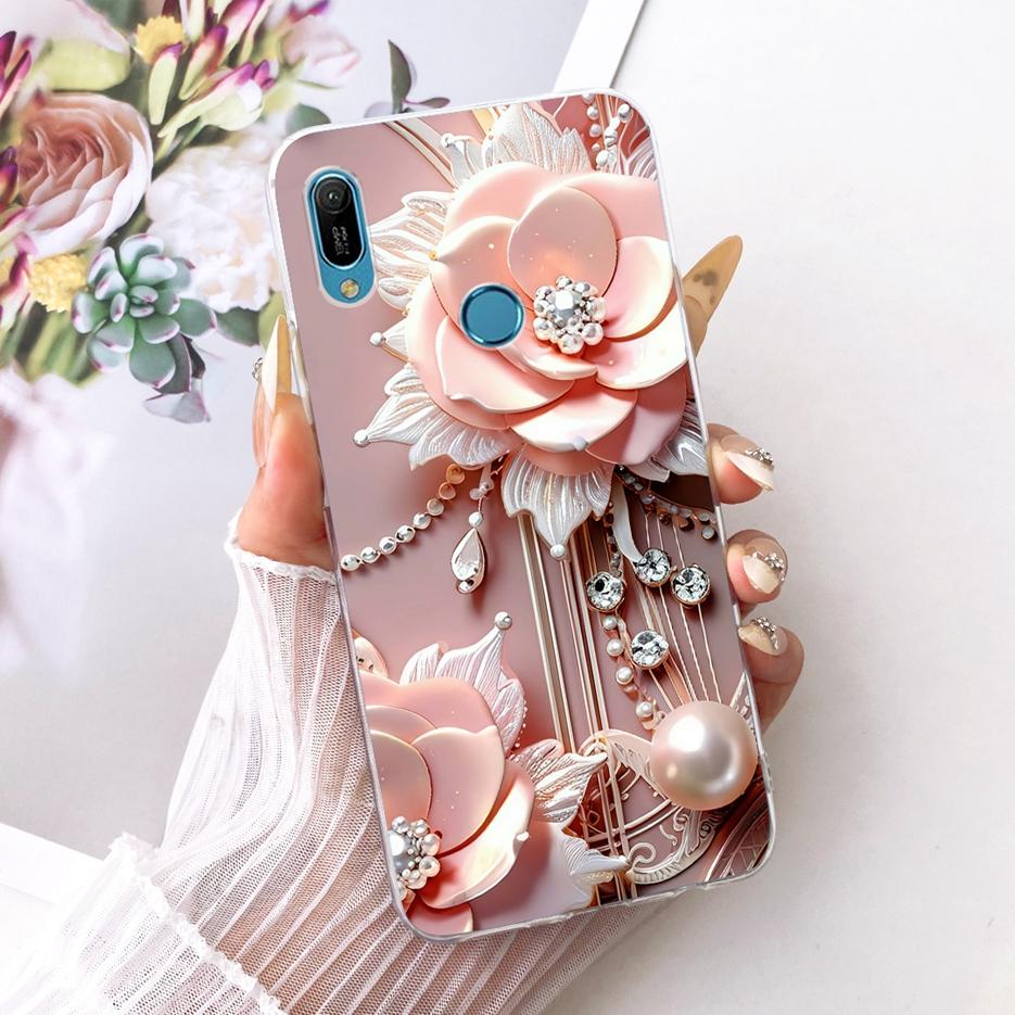 For Huawei Y6s 2019 Case JAT-LX3 Cute Lion Fashion Painted Cover Soft Silicone Case For Huawei Y6 Prime 2019 Y62019 Fundas Coque