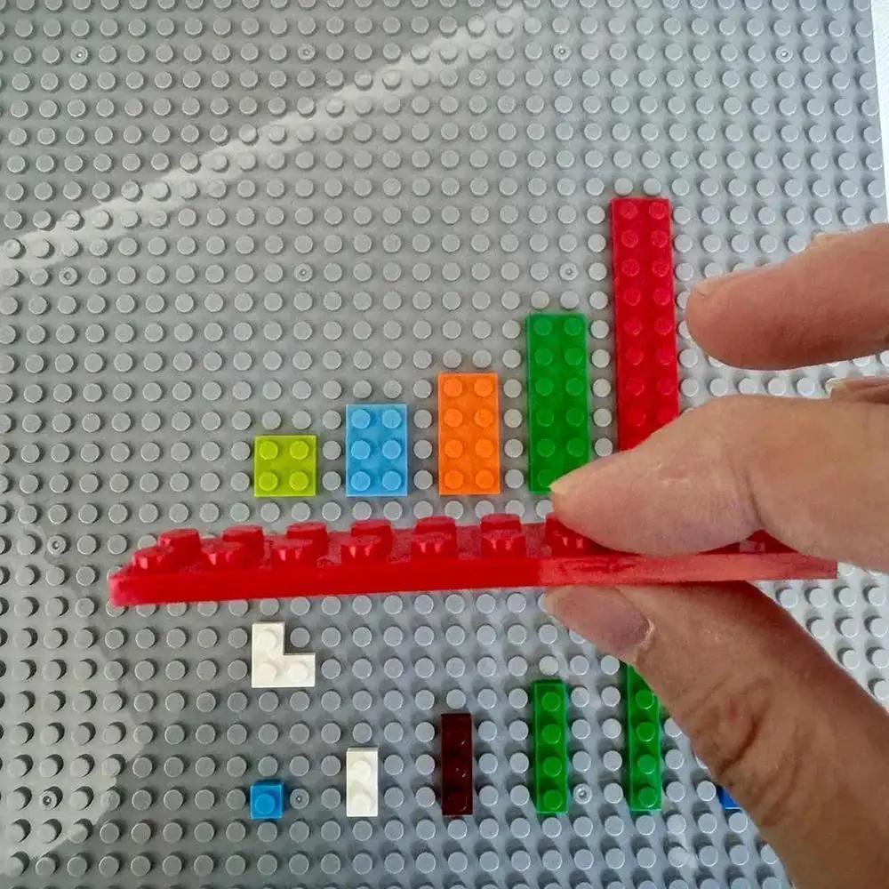 Non-Toxic 100Pcs 12 Shapes Thin Plate Parts City Bulk Building Blocks Mixed Accessory Creative Bricks Compatible Brand 1X1 1X2 1X4 Dots