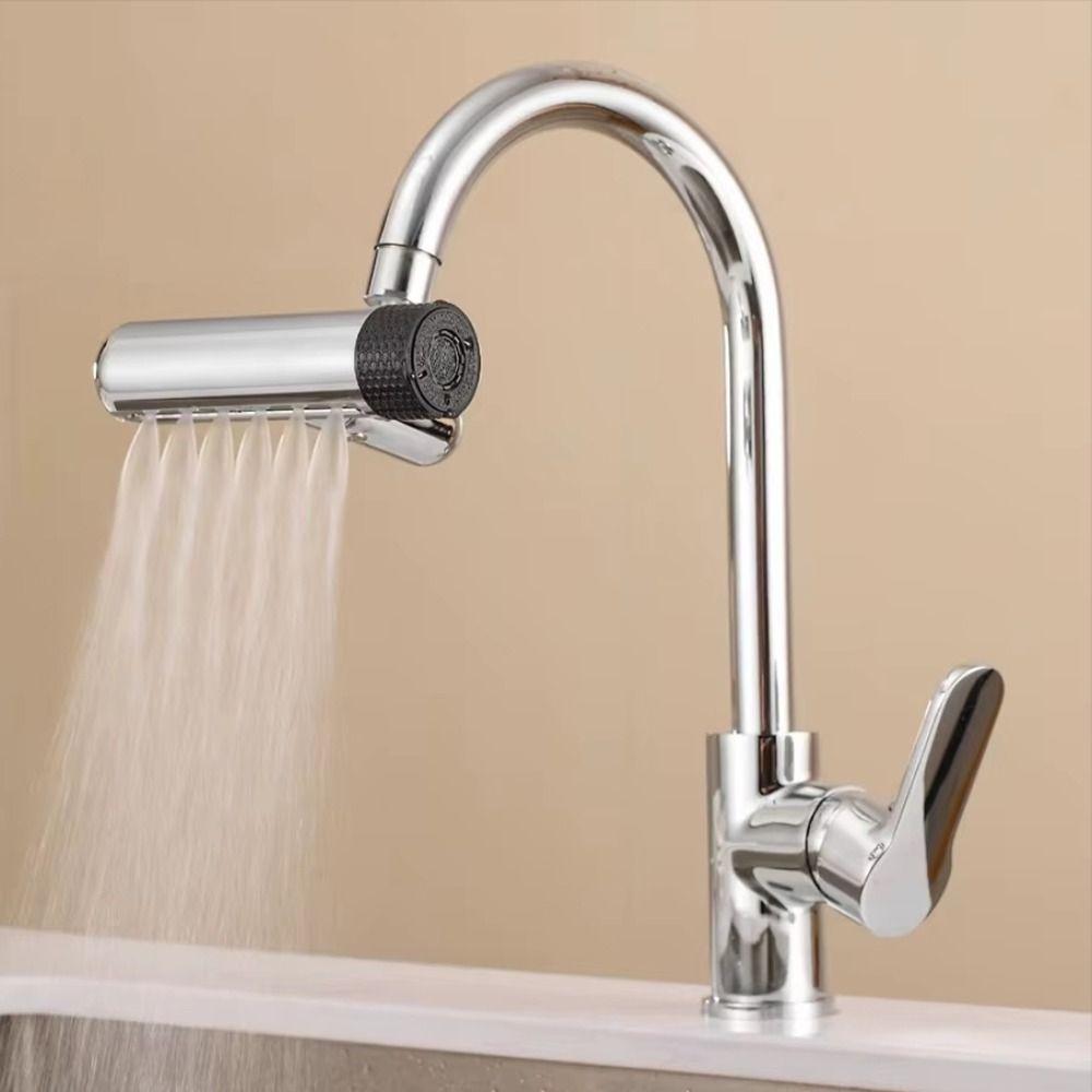 360° Rotating Swivel Waterfall Faucet Water Saving Water Tap Extender  Bathroom