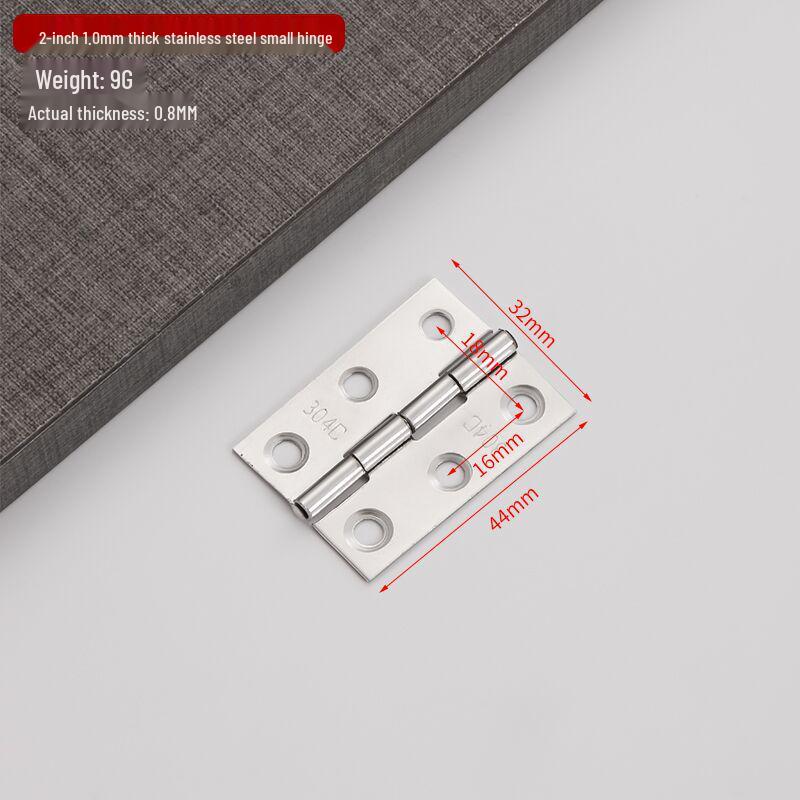 Mini-Scharniere aus Edelstahl für Koffer, Geschenkboxen, Holztüren und Schränke