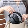 TOZO HT2 Wireless Headphones: Hi-Res Audio (Wired Hi-Res), 40mm Dynamic Drivers, Closed-Back, Foldable, Lightweight, Bluetooth 5.3, Wireless, Type-C &