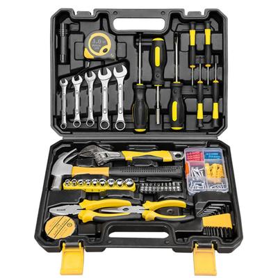Hardware Werkzeugset, Kombinationsset, Werkzeugkasten, Bordwerkzeugsatz, Schraubenschlüssel, Schraubendreher Geschenk.