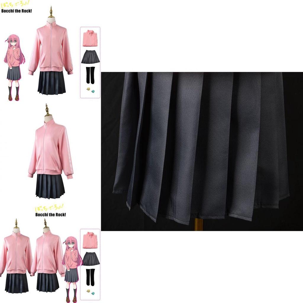 Bocchi The Rock! Gotou Hitori Cosplay Costume Comfy Durable Uniform Outfit For Fancy Dress Party