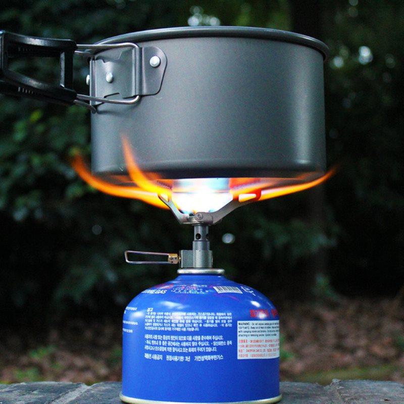 Brs-3000T Ultra-Light Titanium Alloy Camping Stove Gas Stoves Outdoor Cooker