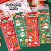 10Pcs Creative Christmas Stickers Kids Cartoon Decorations Stickers Student Diy Material Stationery Stickers Christmas Gifts