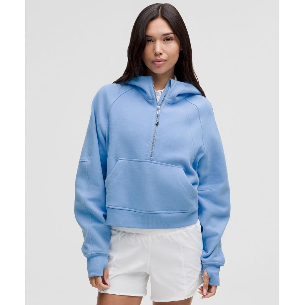 

Lululemon Толстовка с капюшоном Scuba Oversized Half Zip с капюшоном Aero Blue XS/S