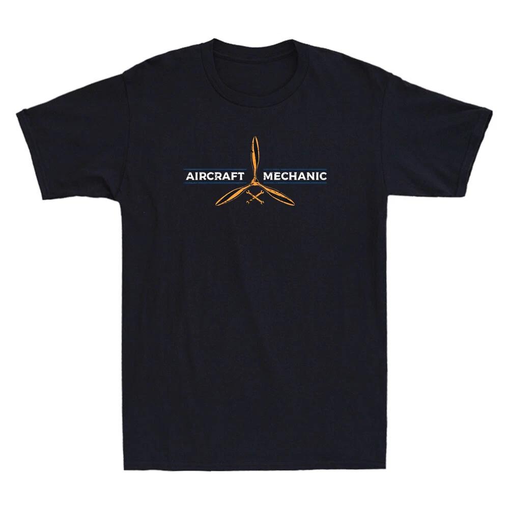 Aircraft Mechanic Shirt Funny Aircraft Work Wear Tee Gift Vintage Men s T-Shirt XS