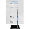 Multipurpose Laboratory Iron Stand 30cm Adjustable Height Easy To Assemble For Holding Various Research Instruments