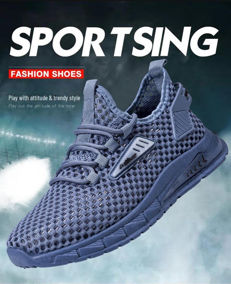 Men's 2024 Cross-Border Breathable Low-Top Sports Shoes - Comfortable, Fashionable Outdoor Casual Footwear