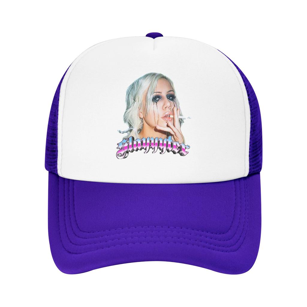 Slayyyter Face Central Mesh Baseball Cap Adult Fashion Sun Hats Hat Breathable Summer Trucker Hat