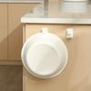 6Pcs Washbasin Hooks Adhesive Hooks Storage Rack Wall-Hung Washbasin Holder Home Bathroom Kitchen Supplies